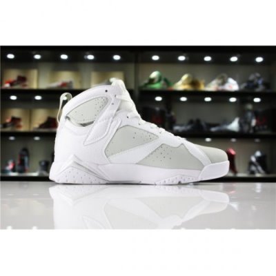 Nike Air Jordan 7 Beyaz / Metal Gümüş / Platini Basketbol Ayakkabısı Türkiye - E7YAPKPO